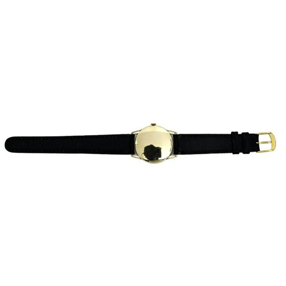 Jaeger Lecoultre Rare Hollow Lugs 14k Solid Yellow Gold Case Vintage Swiss Wrist main image 4